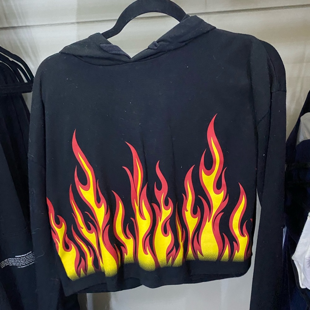 Crop top hoodie